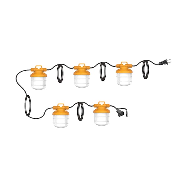 Bulb,LED,50W,120V,50K,Orange,Corncob,Plug 2-Prong
